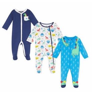 Koala Baby Infant 3-pack Coverall, Dino